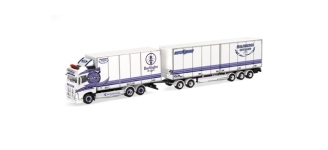 Herpa 311137 - H0 - Volvo FH GL 20 Schwedencombi Malmberg